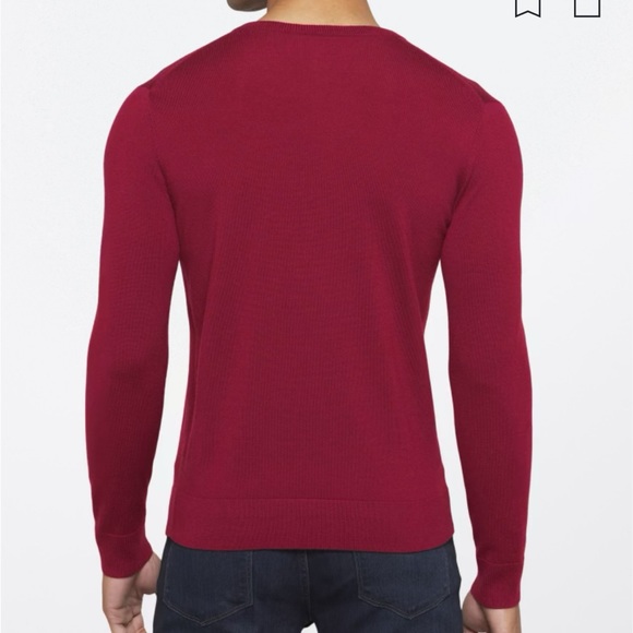 Fairlane 100% Merino Wool V Neck Sweater, NWT - Picture 3 of 3